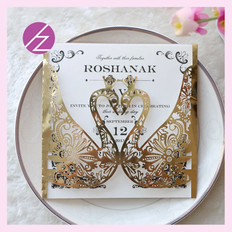 Красочные элегантные лазерные вырезные бумажные принадлежности для вечеринок