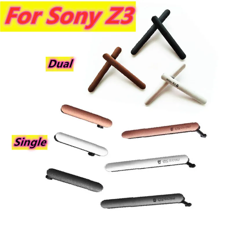 Новое зарядное устройство usb крышка Порт Пылезащитная + слот для sim карты sony Xperia Z3
