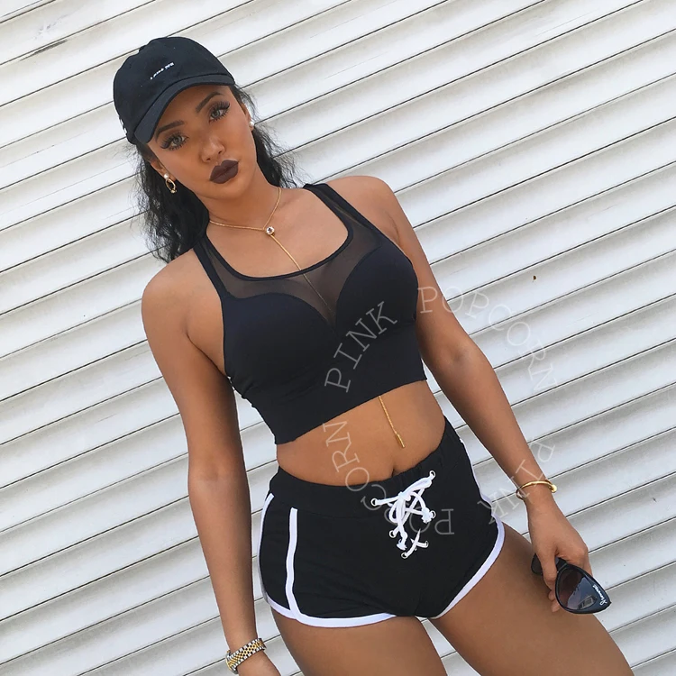 2019 мягкое бюстье укороченные топы в сетку новая модная женская летняя майка