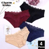 charmleaks womens lace panties sexy hipster underwear v string ladies panties briefs soft skin friendly cotton breathable hot