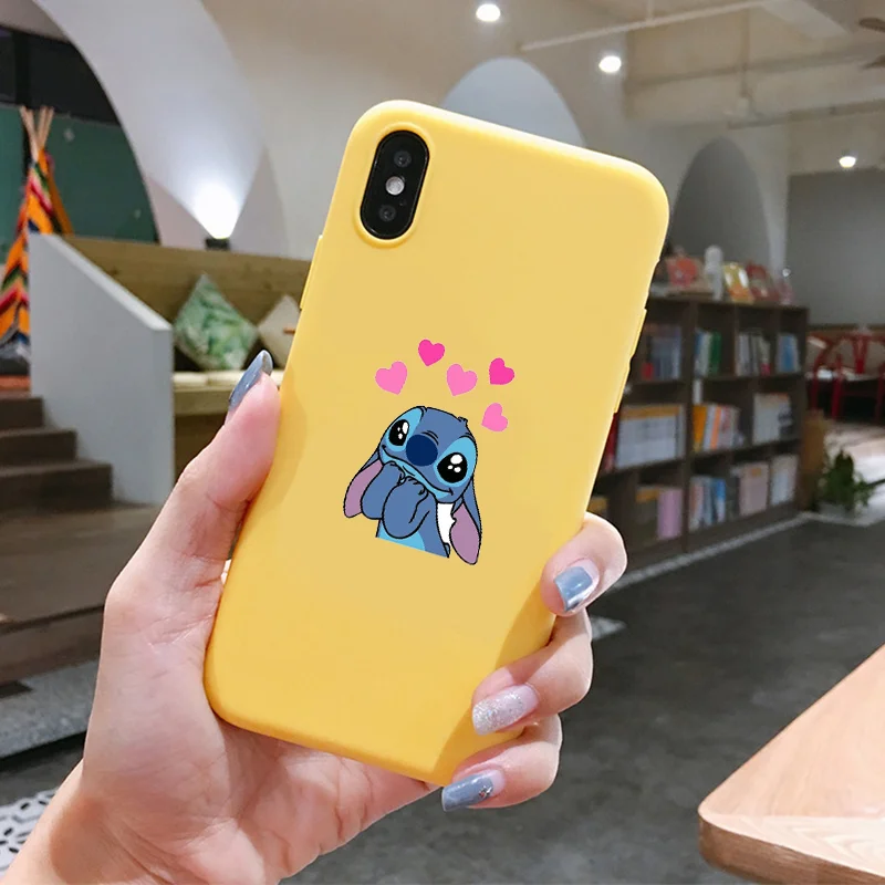 Силиконовый мягкий чехол для телефона Disneys Stitch для Apple IPhone X XR XS MAX 7 8 7 plus 6 6 S Plus 5 5S SE задняя крышка - Цвет: Y-940