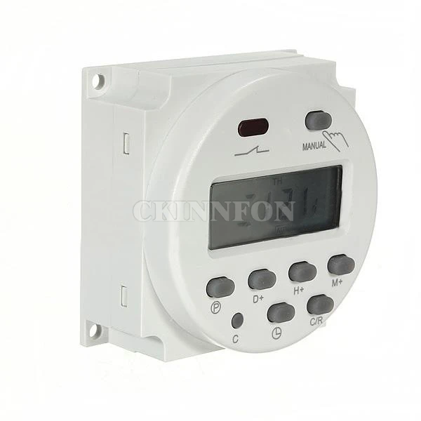 DHL 20 шт. CN101A AC 12v 24v 110 v 220V 16A цифровой таймер программируемый на неделю электронный