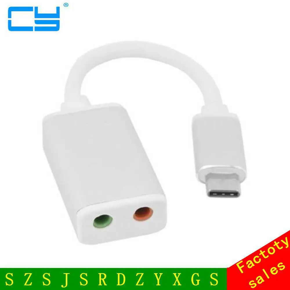 

Новая высококачественная аудиоколонка USB 3.1 Type C папа к 3,5 мм, переходник для микрофона мама, для новой MacBook book & Chromebook & XPS13