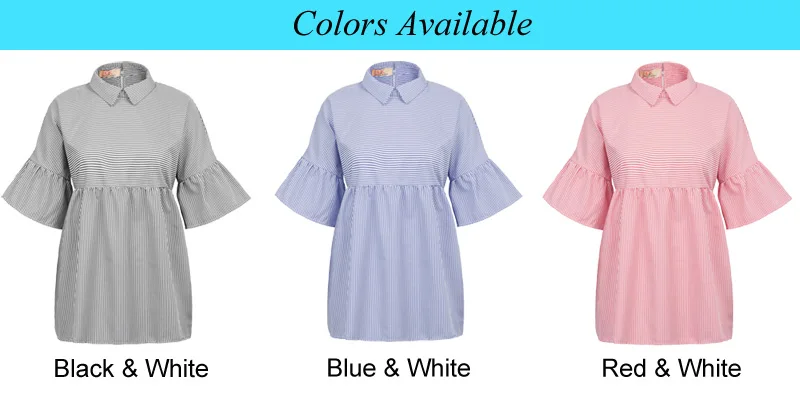 Каникулы дамы рубашки Половина рукава топ с отворотом пуговицы работы