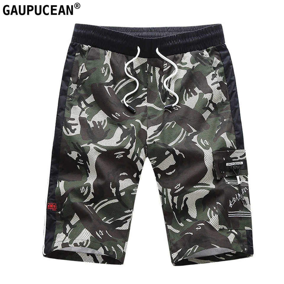 Камуфляж 95% хлопок 5% полиэстер до колена эластичное талии военные мужские