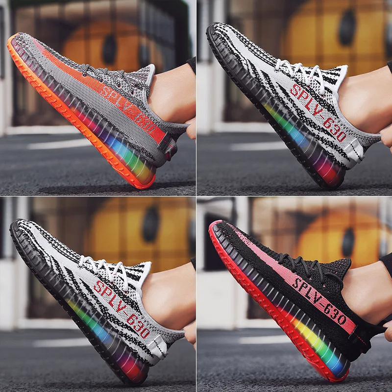 Мужская тканая прозрачная обувь повседневная для студентов и взрослых летняя 2019