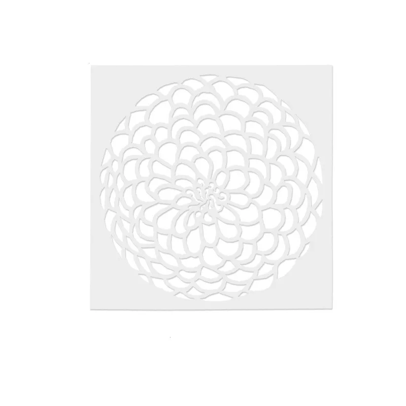 

13*13 Flower pvc Layering Stencils for Diy scrapbook coloring,painting stencil,home decor diy etc. Product image