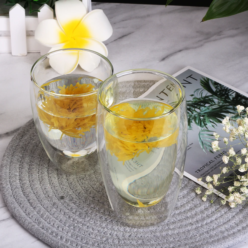 Стеклянная чашка с двойными стенками для пива виски шампанского кофе бокал вина