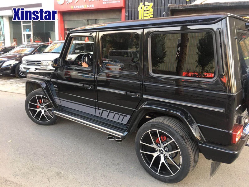 2 боковых наклейка на кузов автомобиля для Mercedes benz AMG BRABUS W463 G63 G65 G500