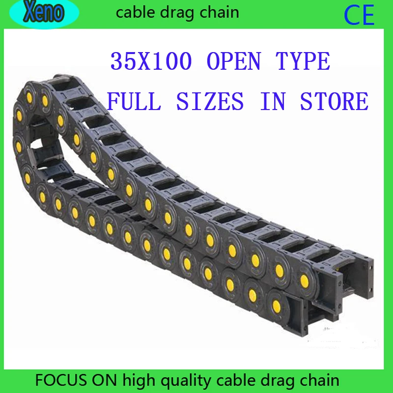 

35x100 1 Meters Bridge Type Plastic Towline Cable Drag Chain