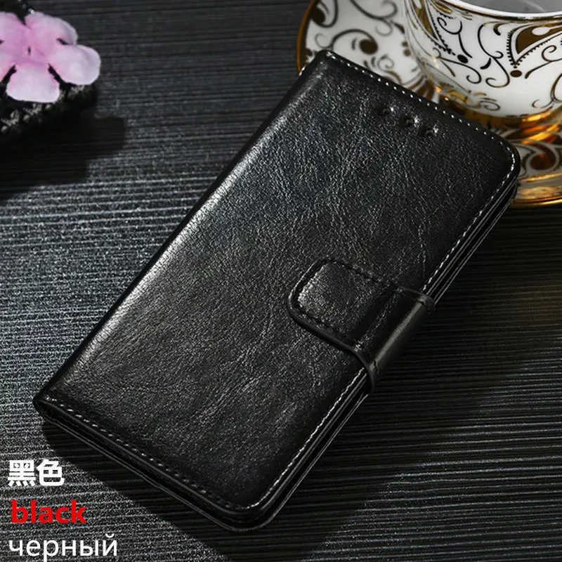 Black Huawei p20 lite чехол кожаный складной кошелек чехол для телефона для huawei p20 p20 pro p10 p10 lite p10 plus p20 p30 pro p30lite nova 5 - Цвет: Black