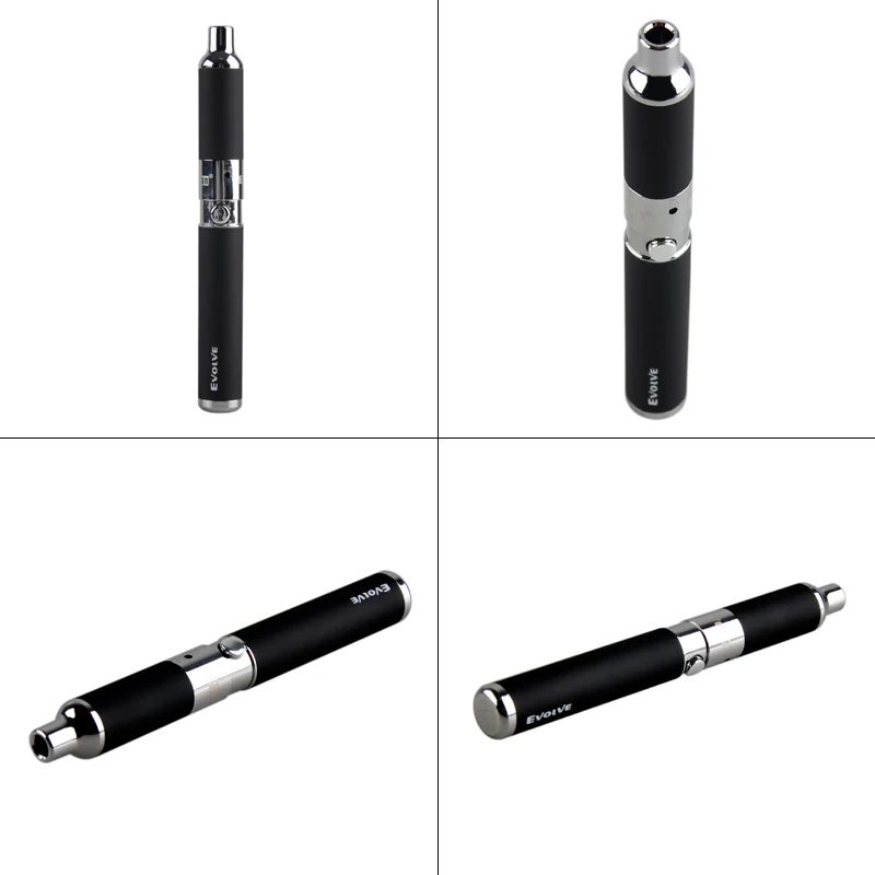 

Evolve mod 650mah mod ego thread Quartz Dual Coil Electronic Cigarette Kit mod Evolve Vaporizer for wax / thick oil