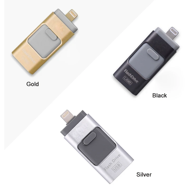 3 в 1 OTG Мобильный USB флэш накопитель креативная Новинка для IPhone 5 6 7 8 X микро памяти