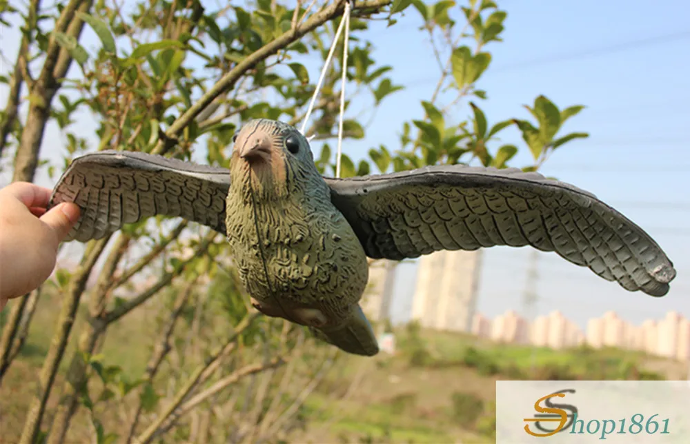Flying Bird Hawk For Pigeon Decoy Garden Plant Scarer Pest Control Hunting Shooting | Спорт и развлечения