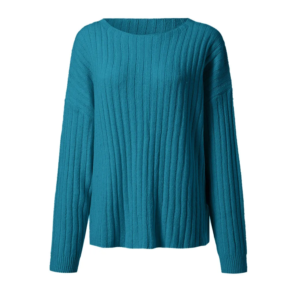 JAYCOSIN Hot Sale Fashion Design Women Casual Long Sleeve Solid Color Sweater Pullovers High Quality New | Женская одежда