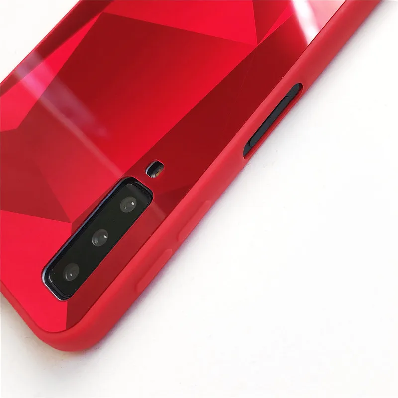 Luxury Diamonds Texture Soft Silicone Phone Case For sansung A6 A7 A8 A9 Plus 2018 Shine Gorgeous A530 A730 A750 A9S Jelly Frame |