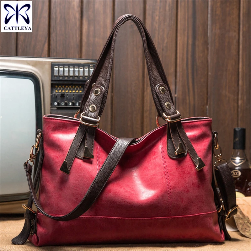 Новые прибытия 2016 мода женщин кожаные сумки известных брендов старинные сумка