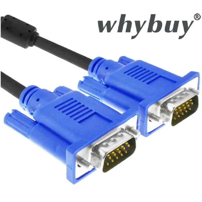 1 м/3 м/5 м/8 м/10 м/15 м/20 м компьютерный монитор VGA/SVGA HDB15 удлинитель VGA кабель папа для