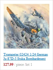 Trumpeter 60025 1/18 Bf109E Истребитель Военный самолет Готовая модель