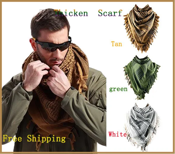 Free Shipping Military Windproof Thicken Shemagh Tactical Desert ARAB Scarves stoles Hijabs Scarf Cotton Fashion Print Unisex|cotton crisis|cotton