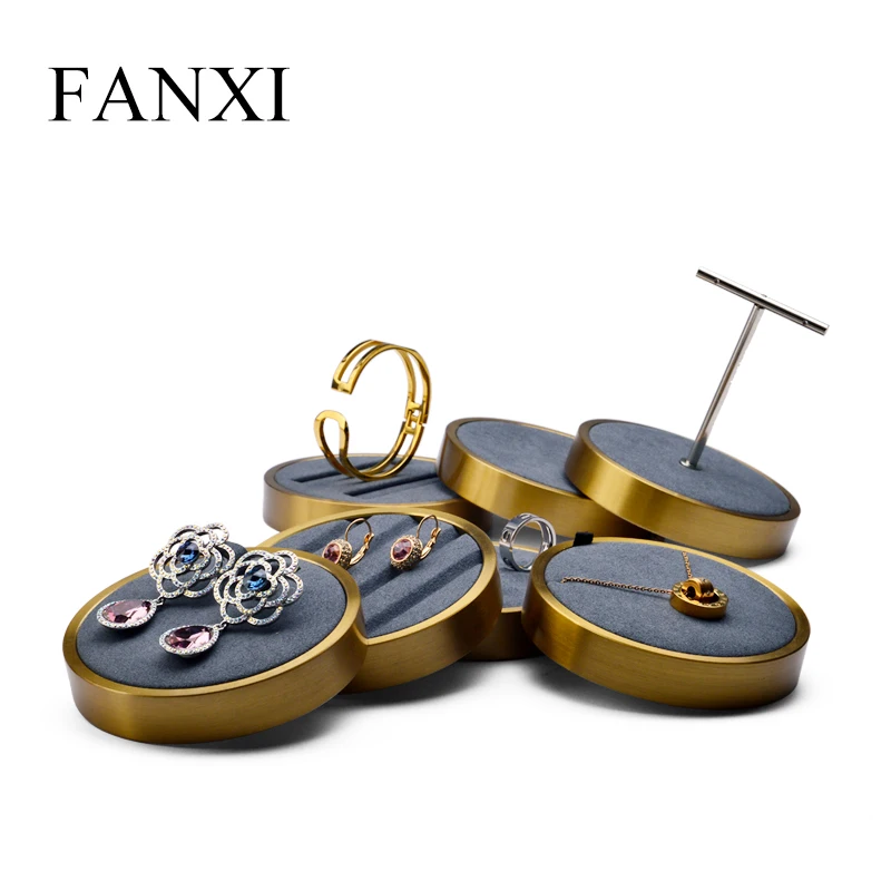 FANXI новый металлический дисплей для сережек с подставкой браслет поддержкой