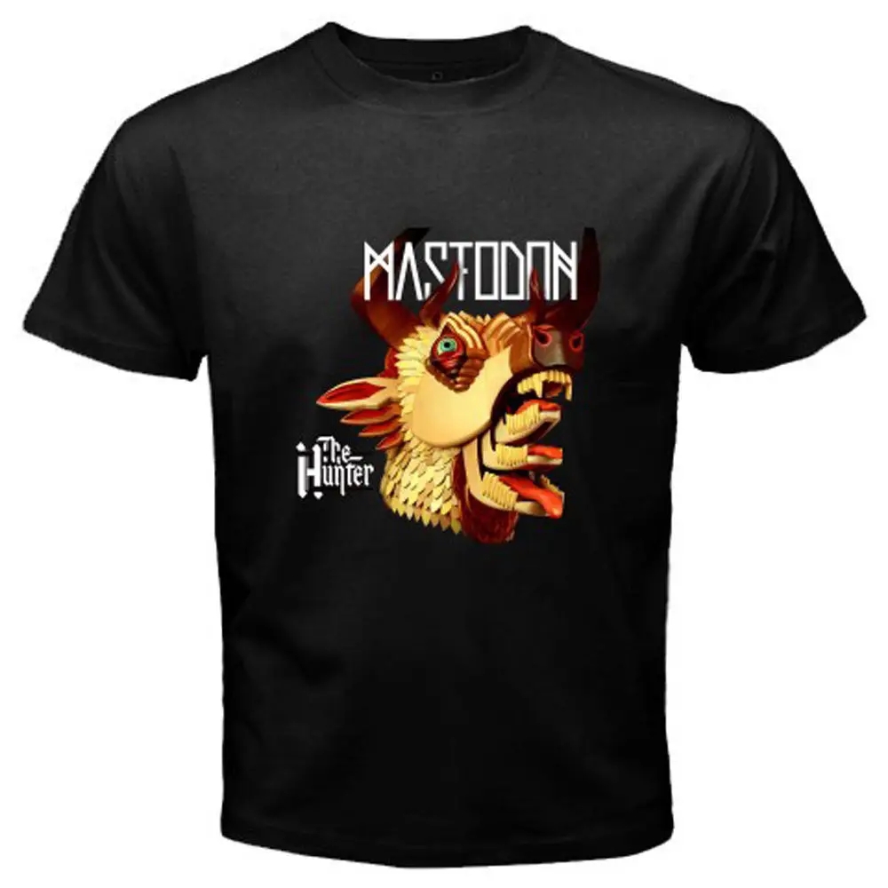 Новый MASTODON Охотник Progressive Metal Band Для мужчин черный футболка Размеры S к 3XL s рубашки