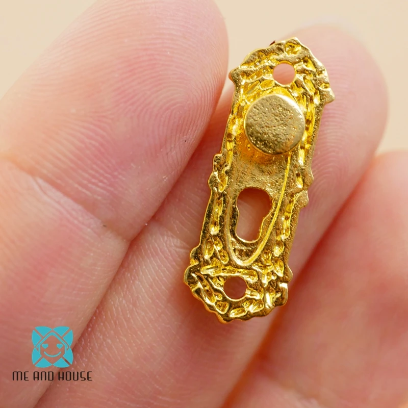 DIY Мини Игровой кукольный домик дверной замок куклы ключ Металлические