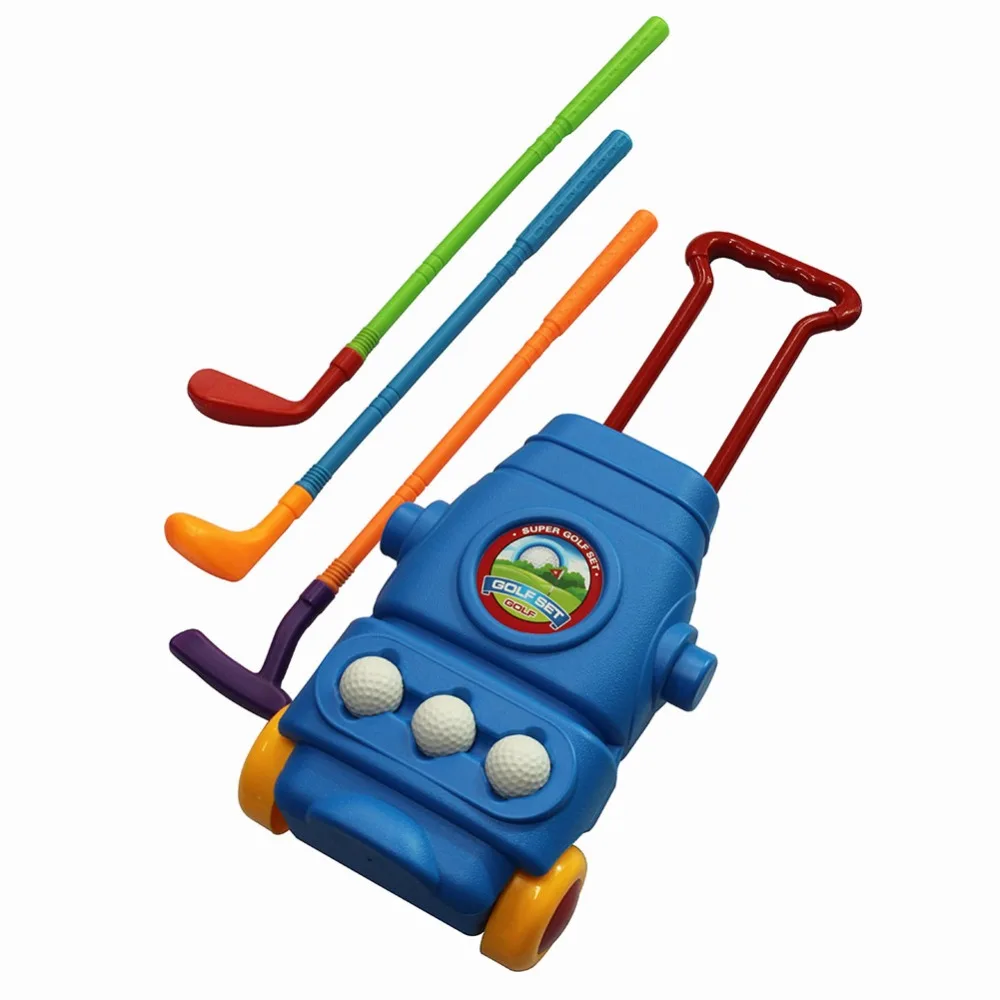 CRESTGOLF Multicolor Plastic Mini Golf Club Set Toys for Children Kids Indoor Outdoor Backyard Sports Game Sets | Спорт и