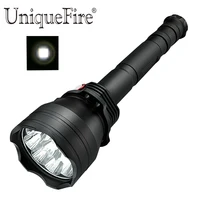 UniqueFire 5 Modes UF-T09 9 Led Rechargeable Black  Flashlight  Brightest  XML-2  Torch 4000-8000 lumen