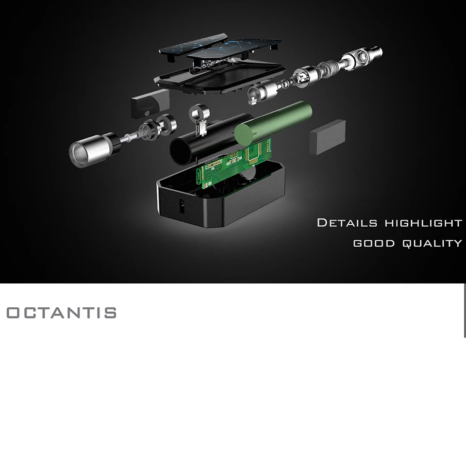 Новинка 2019 электронная сигарета оригинальный комплект CURDO Octantis с керамическим