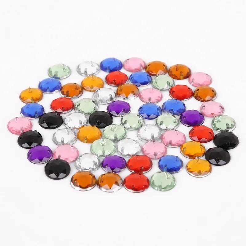 Новое поступление! Круглый акриловый рожок с двумя отверстиями 6/12 мм | Украшения