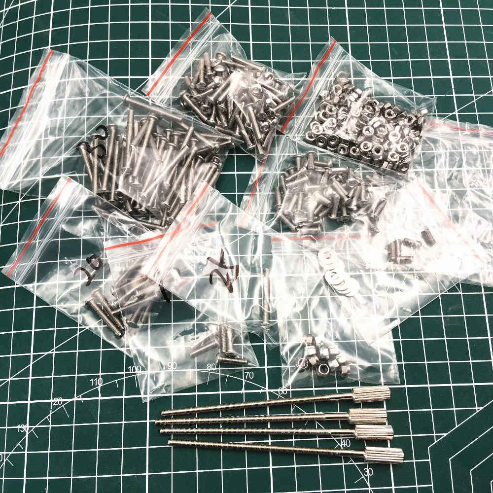 

3D printer DIY parts Screw Nuts & Bolts Pack fasten screws kit for DIY ultimaker Original 3D printer