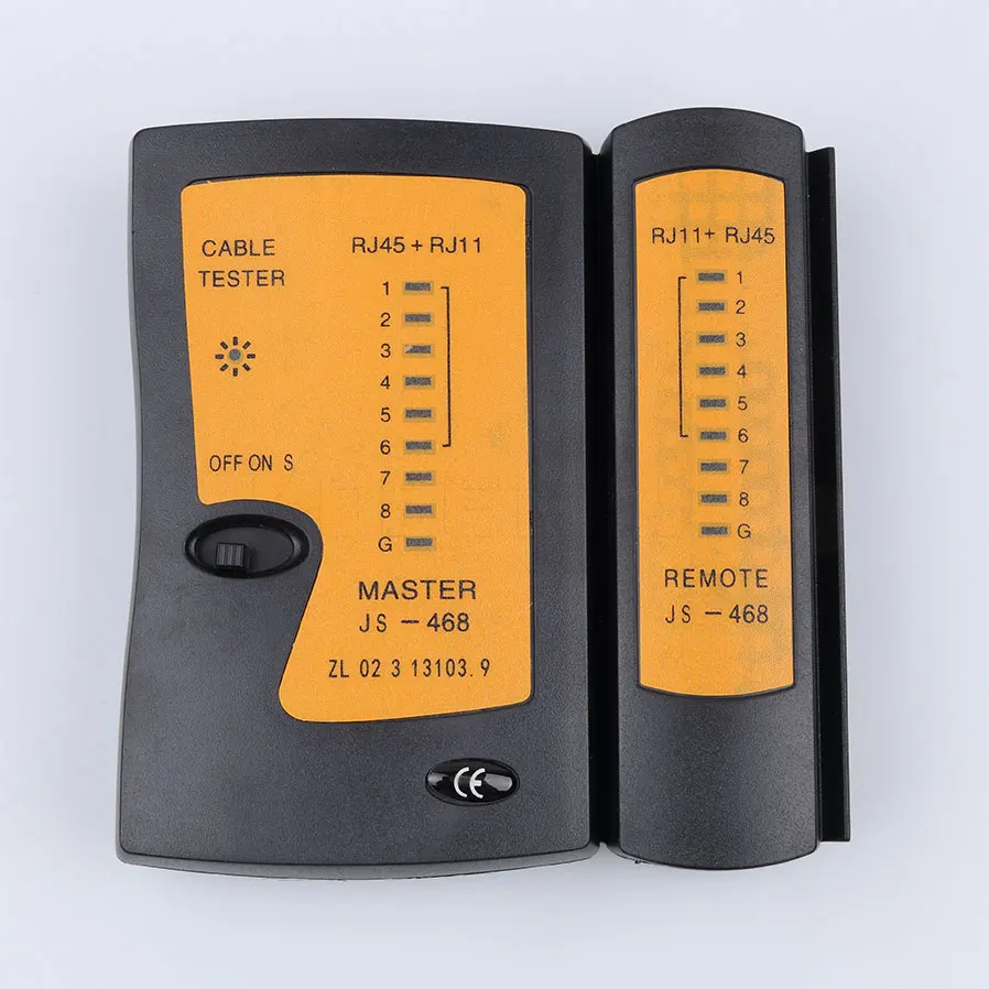 Сетевой Инструмент kebidumei тестер RJ11 RJ45 для сетевого кабеля и проводов Ethernet LAN