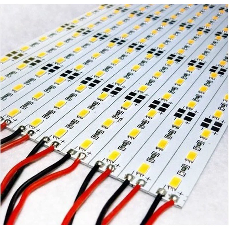 100 шт * см супер яркий чистый белый 4500k DC12V 72SMD 5630/5730 СИД твердая полоса бар свет
