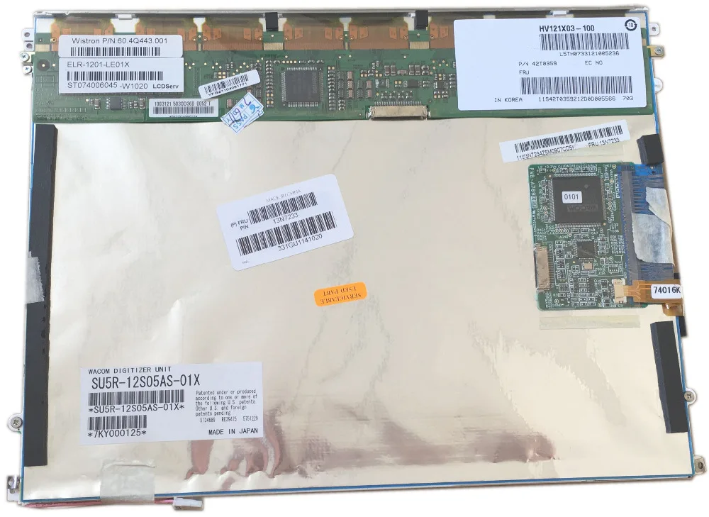 

HV121X03-100 42T0436 LCD SCREEN with Touch Screen digitizer for NEW IBM X60 X61 TABLET 12.1" LCD NEW