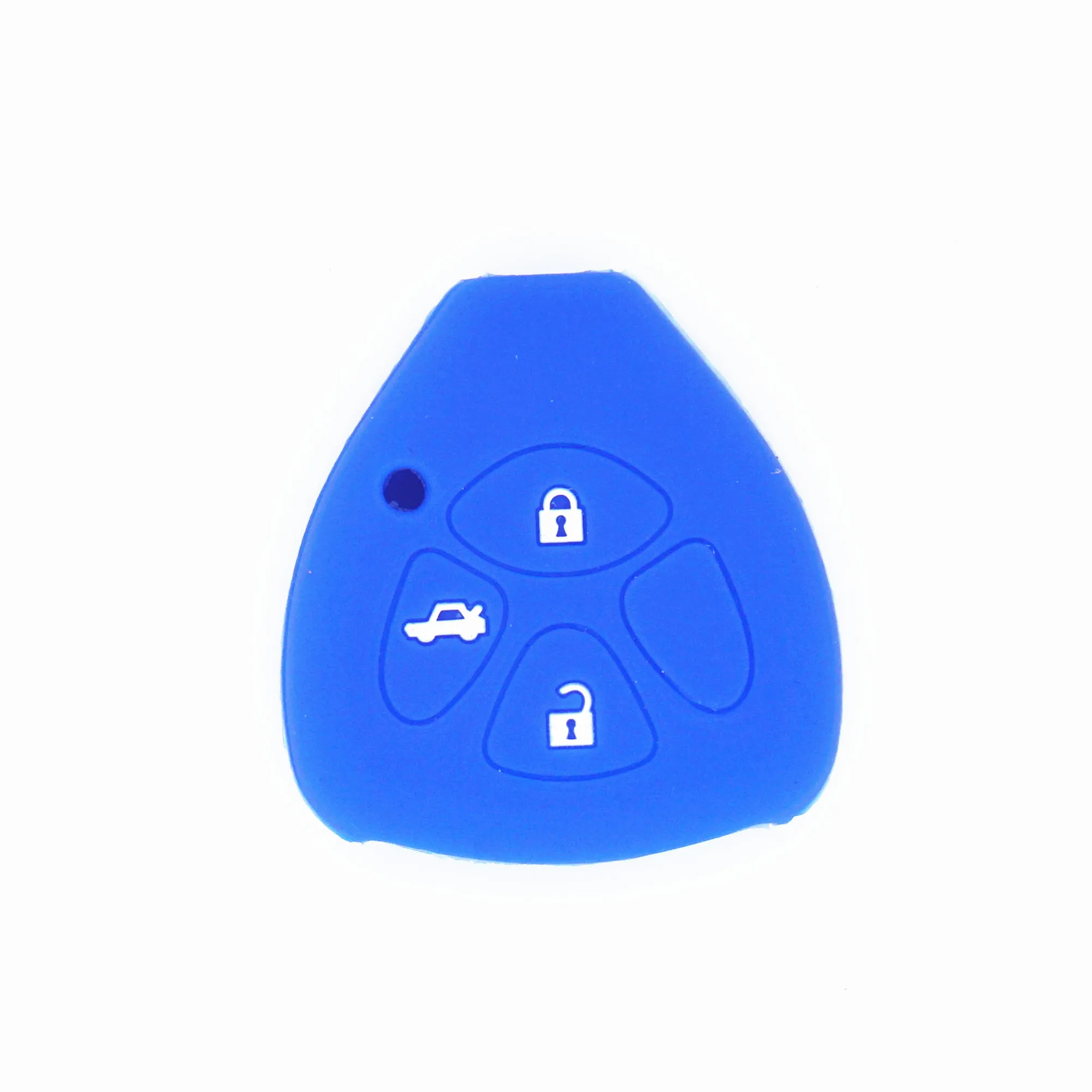 WFMJ Silicone Remote 3 Buttons Key Cover Case Chain Keyring for Toyota Camry Avalon Corolla Matrix RAV4 Venza Yaris Crown Reiz | Автомобили