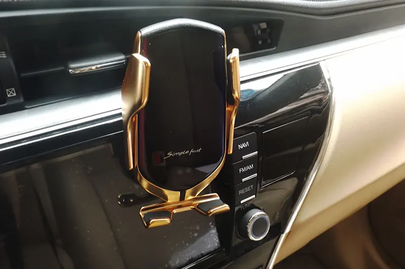 Беспроводное Автомобильное зарядное устройство с автоматическим зажимом для