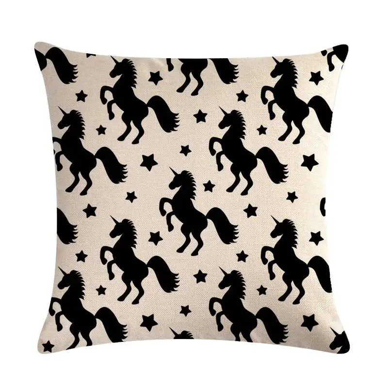 Чехол на подушку с геометрическим узором в полоску Зебра Якорь Морской корабль