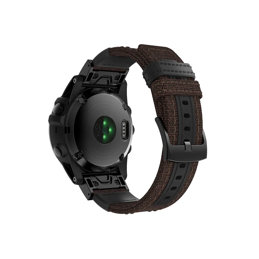 Нейлон ремешок 22 мм 26 мм для Garmin Fenix 5/5 плюс smart watch Quick Release группа холст ремешок для Garmin Fenix 3/3HR Wristbelt