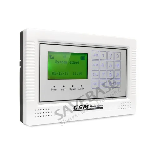 HOMSECUR беспроводная GSM LCD домашняя система охранной сигнализации с управлением