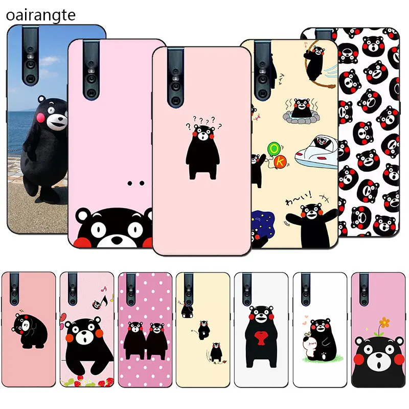 Kumamon силиконовый чехол для телефона с милым медведем Япония VIVO V15 V11 Pro V9 V7 V5 Y17 Y55s Y69