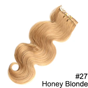 Orange Blonde Doreen, 200 г, толстые волнистые человеческие волосы на заколках для наращивания, двойной уток, бразильские волосы remy с кружевом, натуральные человеческие волосы - Цвет: Orange Blonde