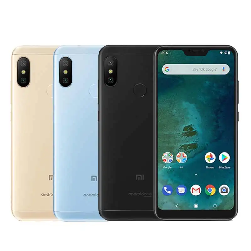 Глобальная версия Xiaomi Mi A2 Lite 4 ГБ ОЗУ 64 Гб ПЗУ Snapdragon 625 5 84 &quot19:9 полный экран Двойная