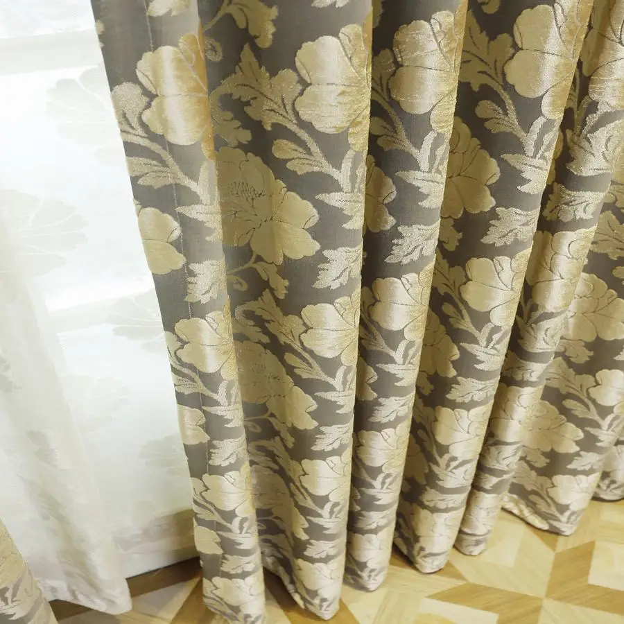 Высококачественная Европейская работа жаккардовые вязаные окна затемненные