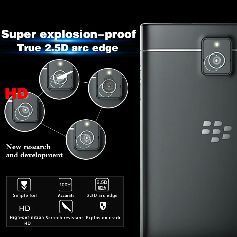 Высокое качество анти-ударная пленка заднего Камера объектив из закаленного