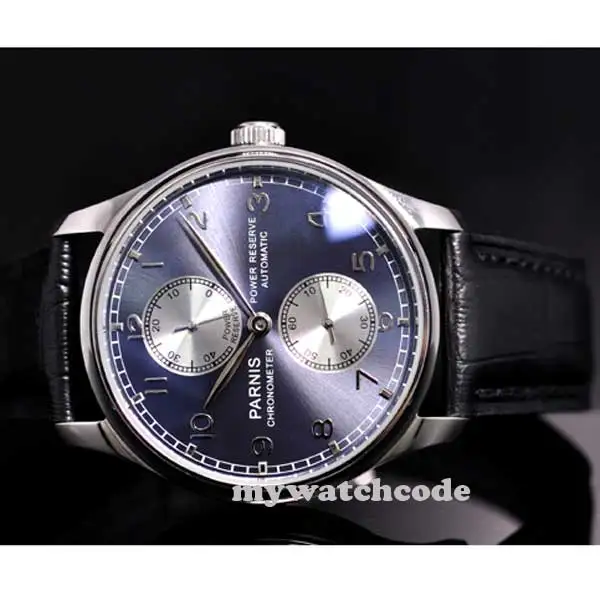 Мужские часы с синим циферблатом parnis 43 мм|watch mobile with camera|watch sellerwatch holder |