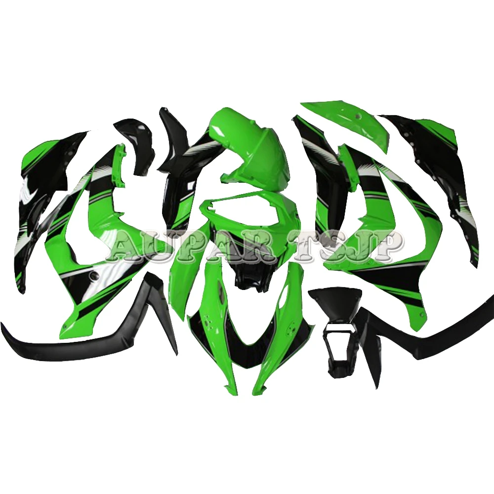 

Green Black Sportbike Casing For Kawasaki ZX10R ZX-10R 2016 2017 2018 16 17 18 ABS Plastic Injection Molding Covers