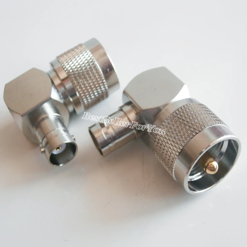 1 шт. UHF PL259 штекер PL 259 BNC гнездо правый угол RF разъем адаптера|plug adapter connector|plug connectorl