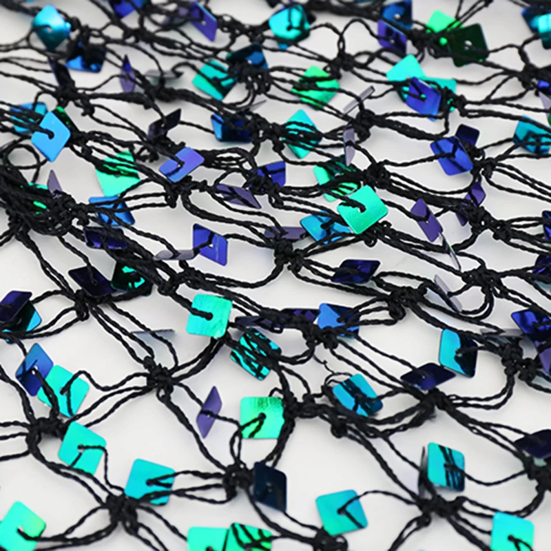 

12 Colors Belly Dance Practice Clothes Accessories Stretchy Long Tassel Triangle Belt Hand Crochet Belly Dance Hip Scarf Sequin