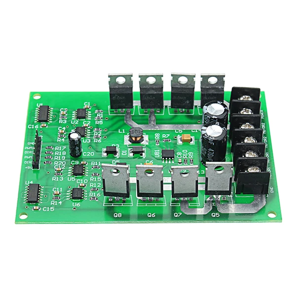 DC 3 36V 15A пики 30A ШИМ Двухканальный драйвер двигателей плата высокая мощность H Мост